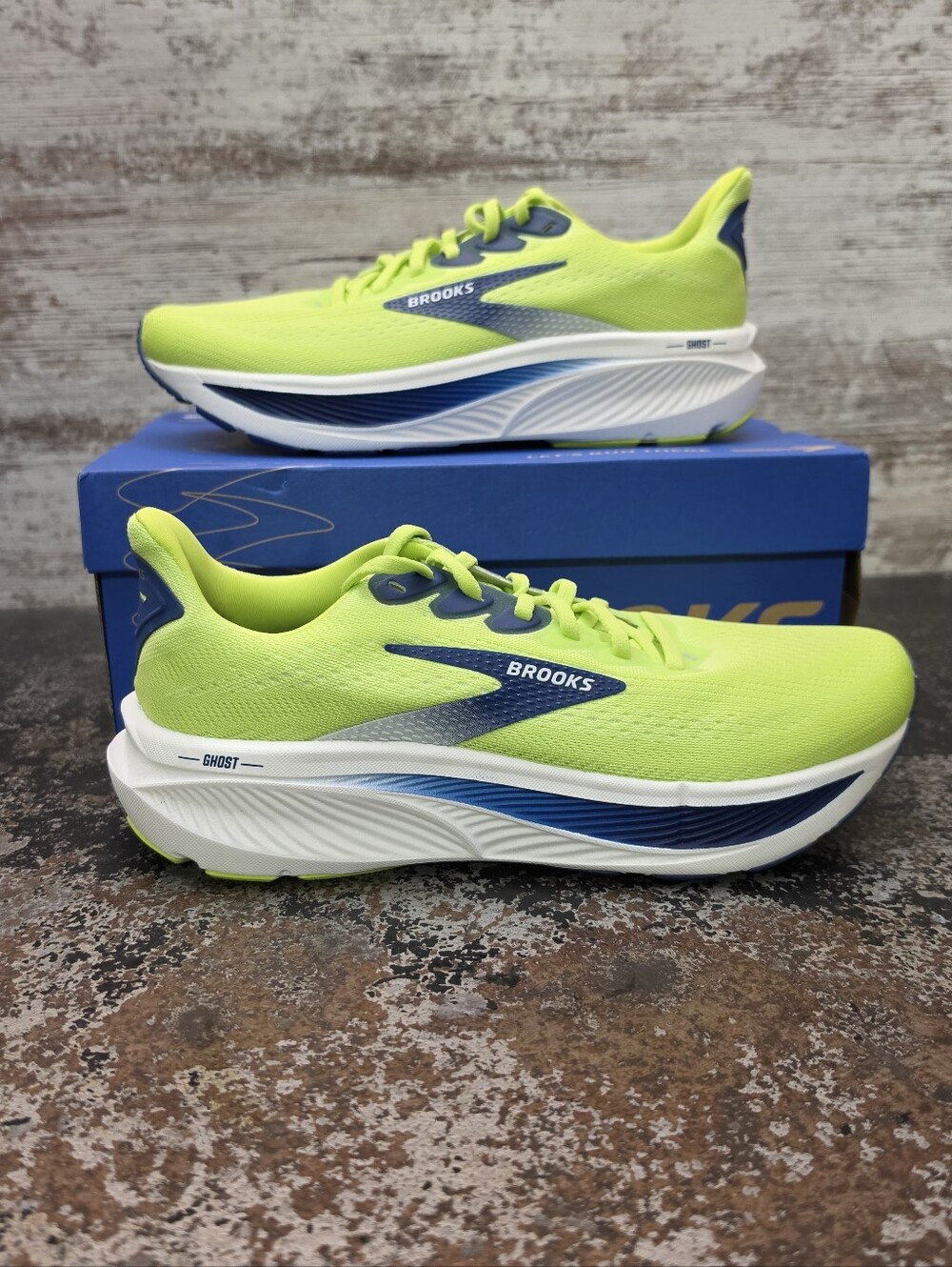 Mens Brooks Ghost 17 Running Shoes Sz 7.5 VGC 1104421D325 Sneakers Trainers